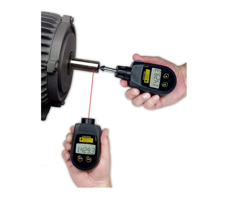 PLT-5000 Laser contact and non-contact tachometer