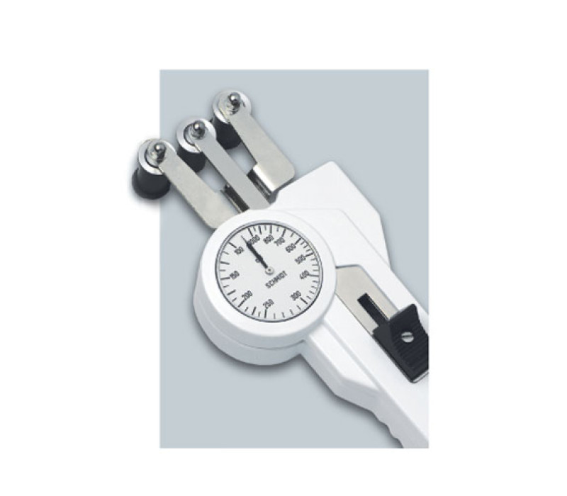 DXT Tension meter with Cylindrical rollers pointing away from the operator