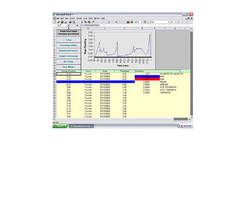 SW-1 Data Acquisition Software for Force Gauges & Torque Gauges