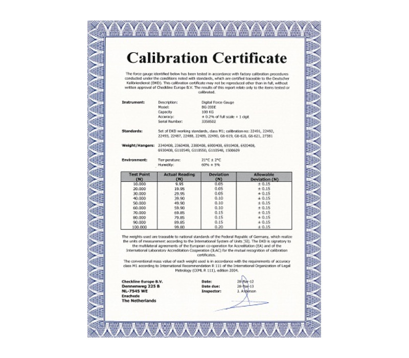 Cic-Force Calibration Force Gauge