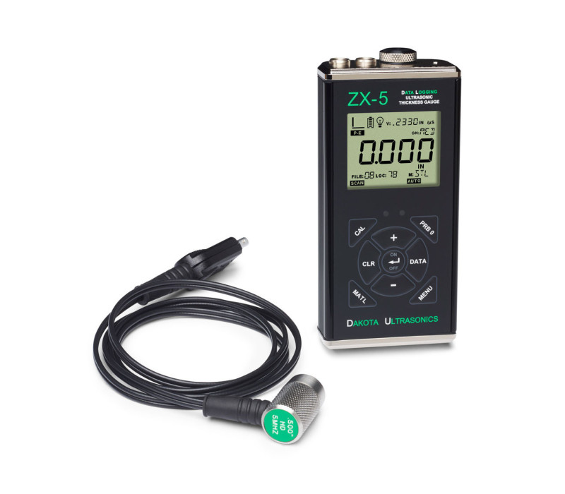 ZX-5DL Dakota ZX-5DL Ultrasonic Wall Thickness Gauge