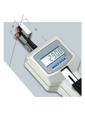 DTVB - DTVX Digital tension meter with measuring head rotated by 90°