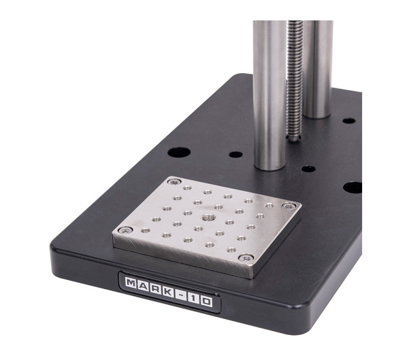 Optional AC1060 mounting plate contains a matrix of threaded holes for grip and fixture mounting.
