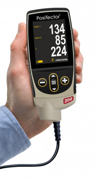 PosiTector 200 Coating Thickness Gauge for wood, concrete, plastic and more..