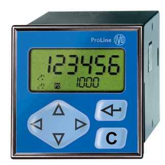 TA134 IVO Tachometer with 2 Limits and Multifunction