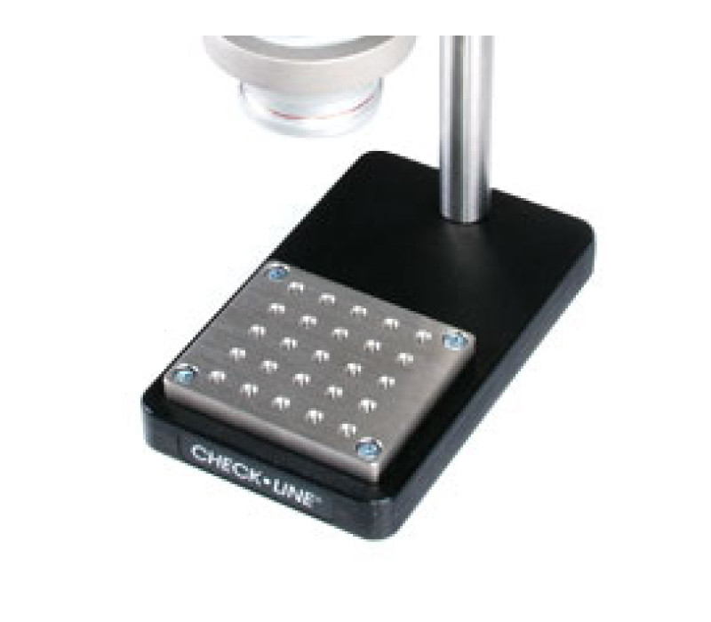 <b>PTS-HP Test stand</b><br><br>Optional base plate with a matrix of tapped holes designed for mounting custom fixtures