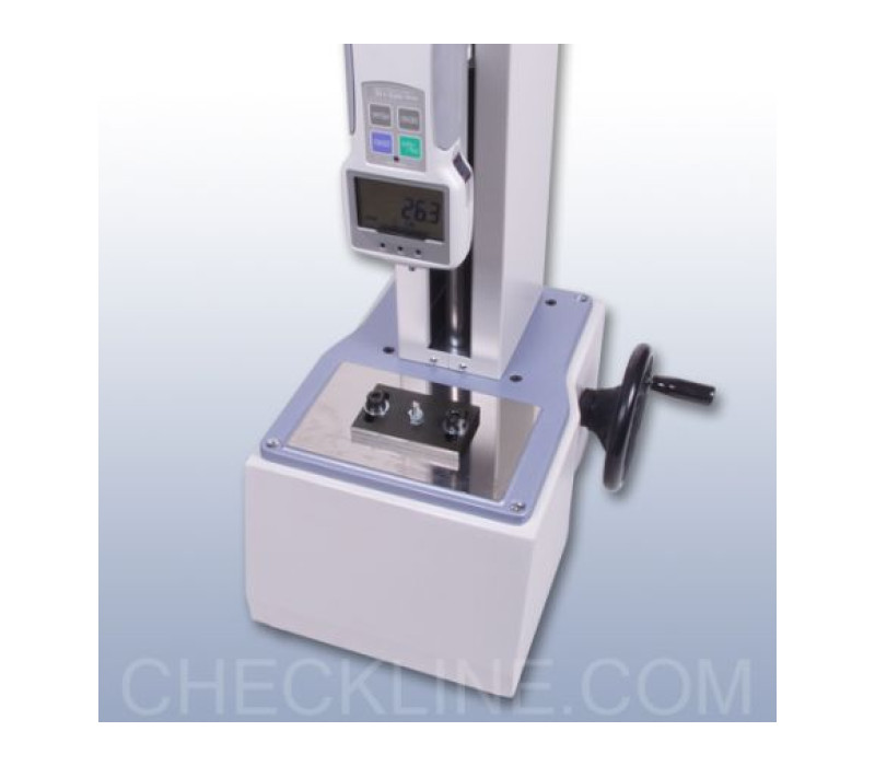 HV-Series test stand with digital force gauge