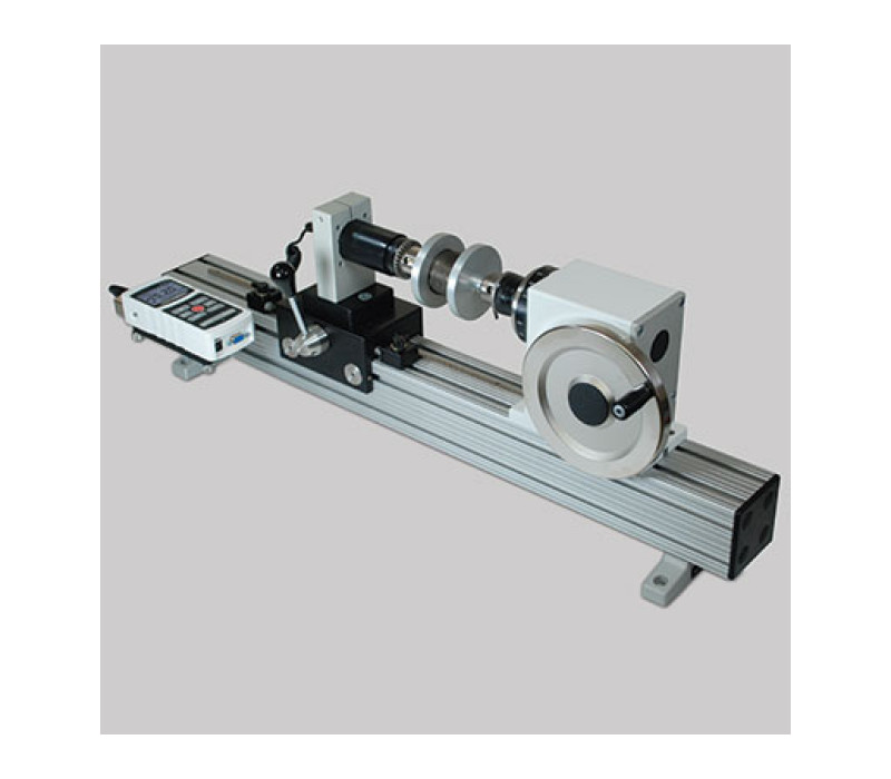 Optional digital angle indicator is useful for torsion spring testing, medical device testing and other applications