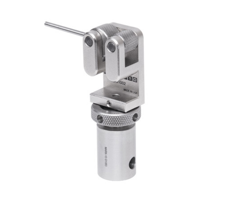 Eye end adapters are compatible with certain Mark-10 and third-party test stands, load cells, and force gauges
