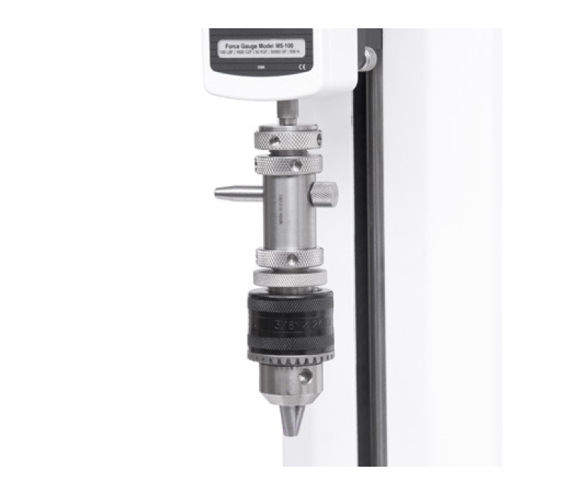 G1010 mounted on a quick-change eye end adapter, this allows for simple grip removal / installation, and also prevents rotation during testing
