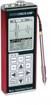 TI-PVX Precision Ultrasonic A-scan Wall Thickness Gauge