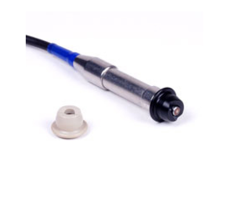 <b>High Temperature Probe Footer</b><br><br>The high temperature probe footer is a beige contact ring made of heat-resistant plastic. This ring has a shape that is identical to the original black v-grooved ring and is available for the 3000FX and 3000PRO only. With this probe footer, hot coatings such as freshly-burnt-in powder coatings can be measured with a surface temperature of up to 150°C (302°F).