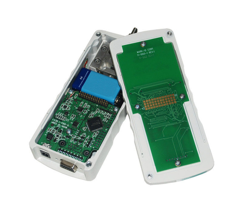 Solid reversible aluminum housing enables both top and bottom shaft orientation with upright display