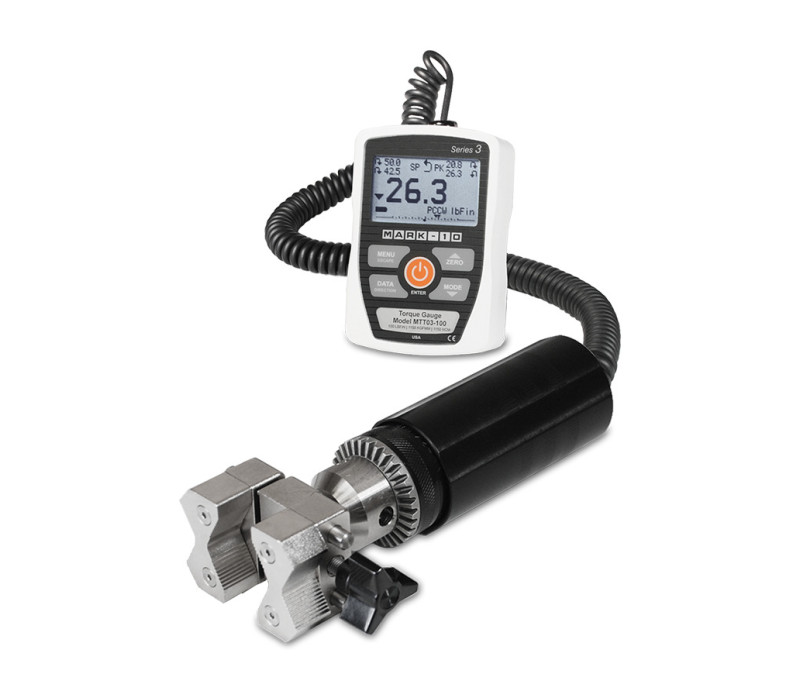 A G1053 in combination with a Series TT03 digital cap torque gauge a quick and economical solutions for basic handheld cap torque testing (TT03C)