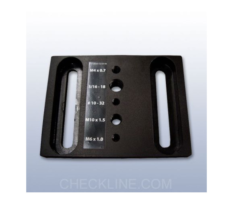 Ground plate with various theraded holes