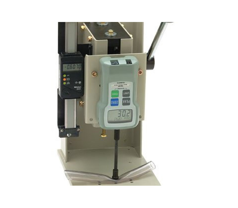 FGS-50S equiped with a digital distance measurement and force gauge
