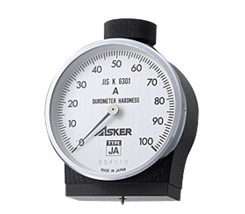 The Durometer Asker Type JA determines the hardness of rubber in general (JIS K 6301).