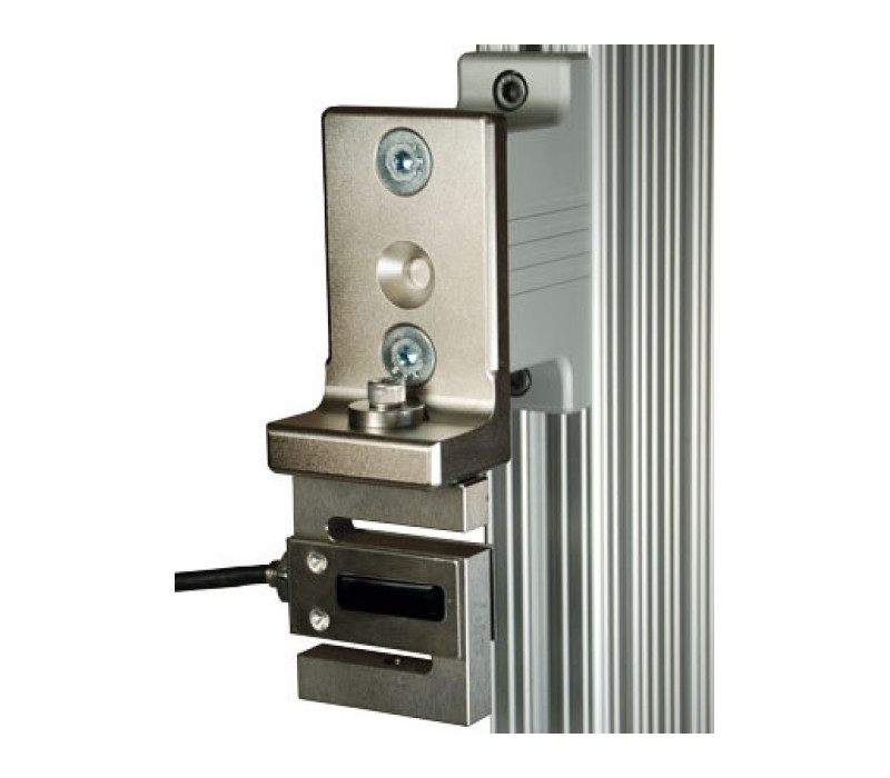 Series R01 mounted on a AC1018 bracket to attach it to a test stand.