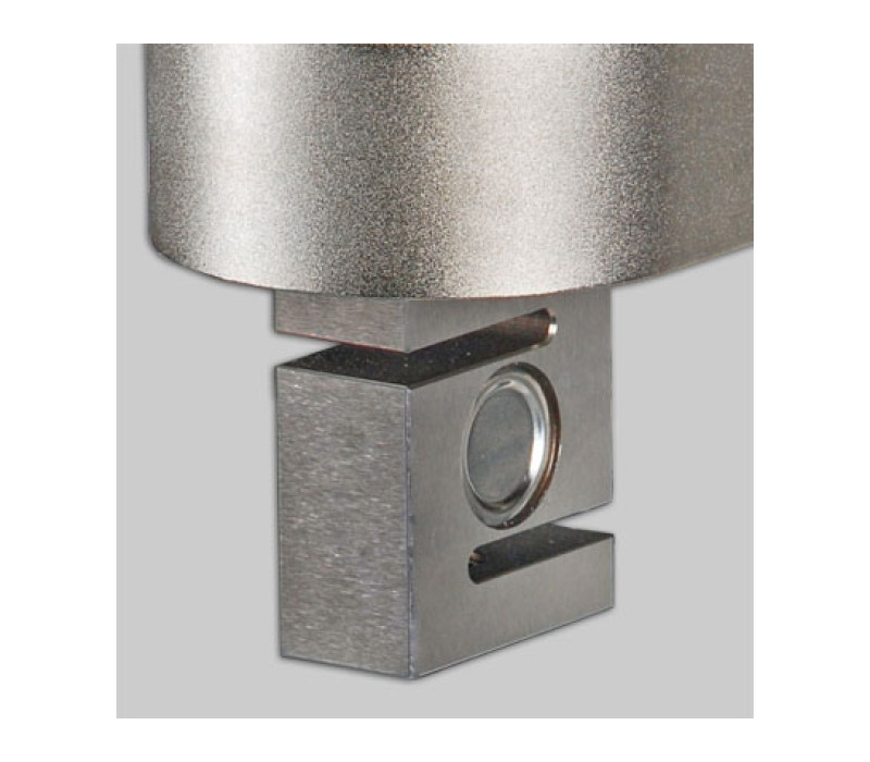 Series R01 sensor is shown mounted to an ESM1500LC test stand.