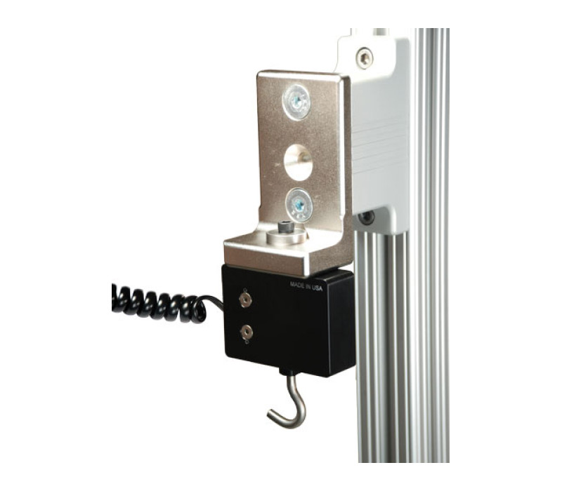Series R03 mounted on a AC1018 bracket to attach it to a test stand.
