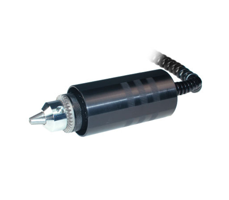The Series R50 torque sensor is useful for a wide range of torque measurement applications. Aluminum housing contains flat surfaces for mounting to a fixture. Jacobs chuck can accommodate a bit, fixture, or sample as required.