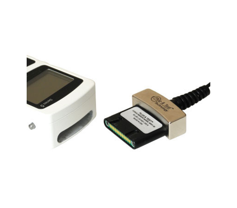 Unique Plug &amp; Test® technology allows for interchangeable sensors to be used with a Mark-10 indicator. All calibration and configuration data is saved in the smart connector.