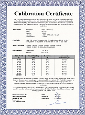 Cic-Force Calibration Force Gauge