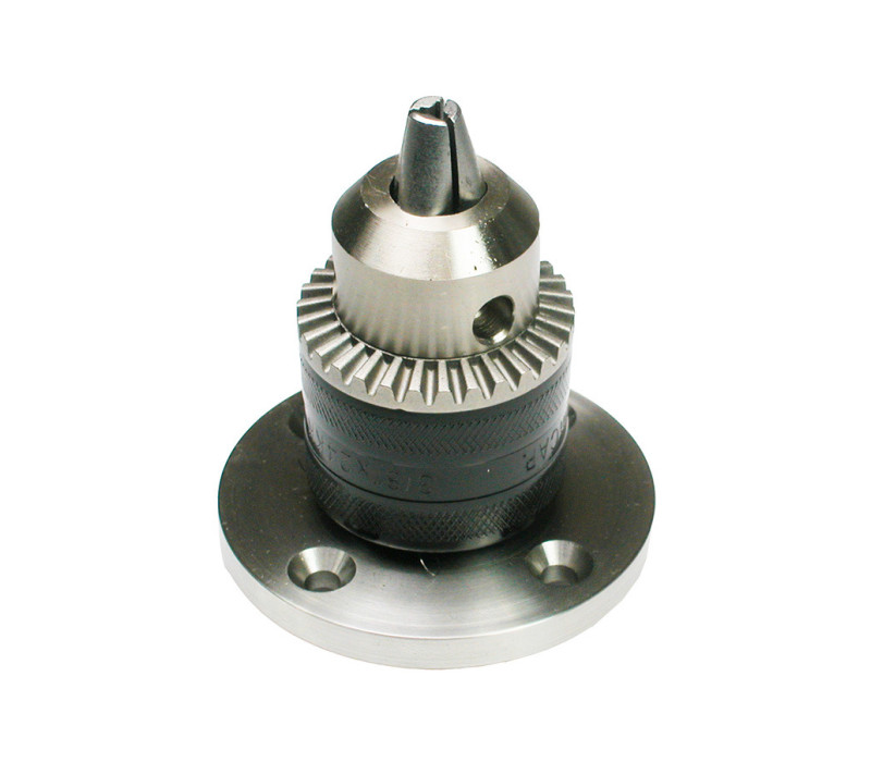 Jacobs chuck grips are available in 3 sizes to accommodate a sample or fixture.