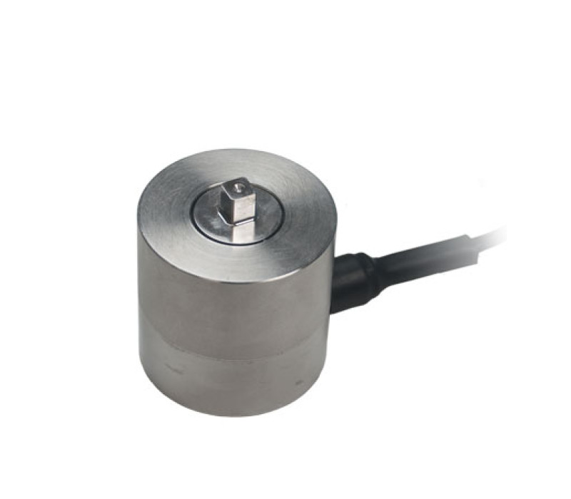 Series R55 torque sensors top view. Male and female square drives are provided on each end.