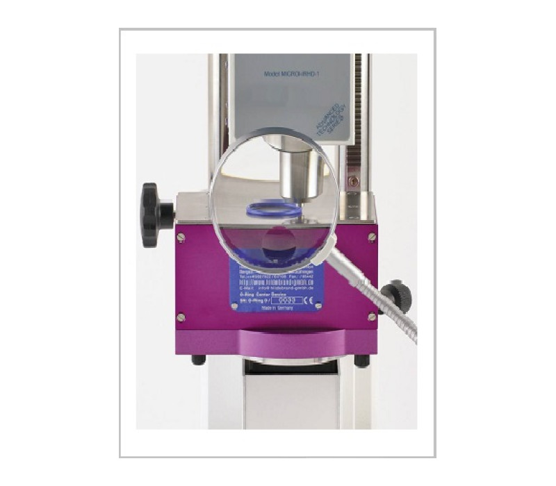 IRHD O-Ring center device for Micro IRHD hardness systems | O-ring center device