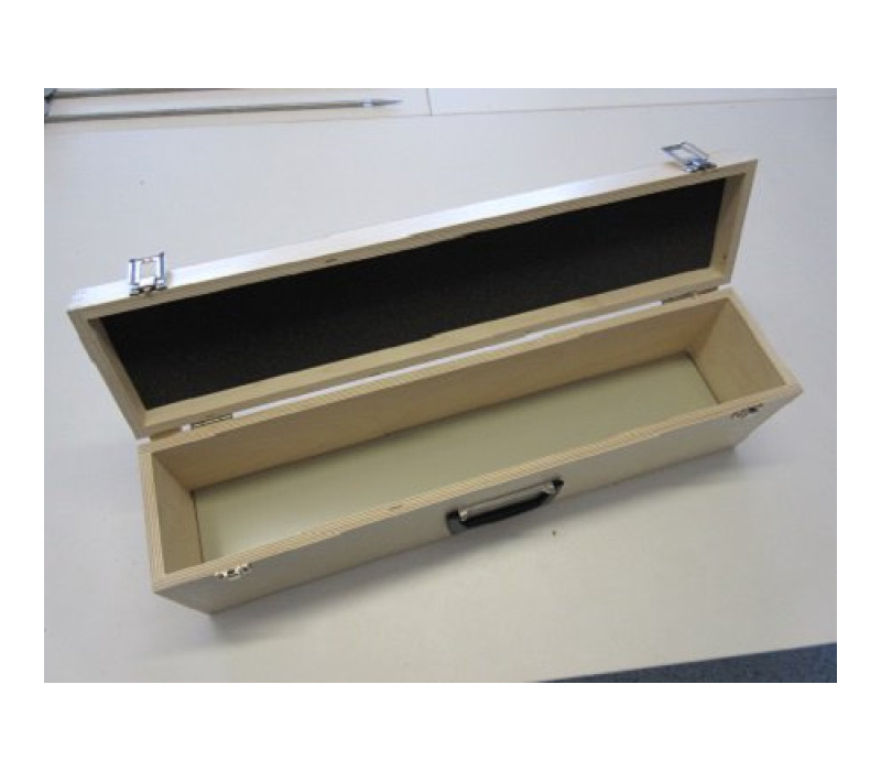 Wooden case for optional testmedium strips
