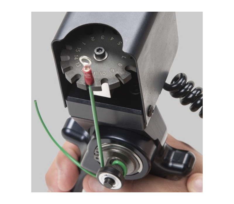 Rotate the turret to an appropriately sized slot