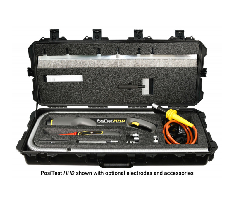 Kit shown with optional electrodes & accessoires