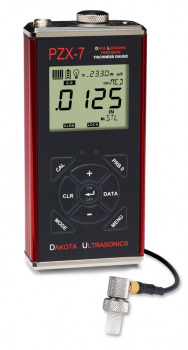 PZX-7DL Data-Logging Precision Ultrasonic Wall Thickness Gauge with USB Output
