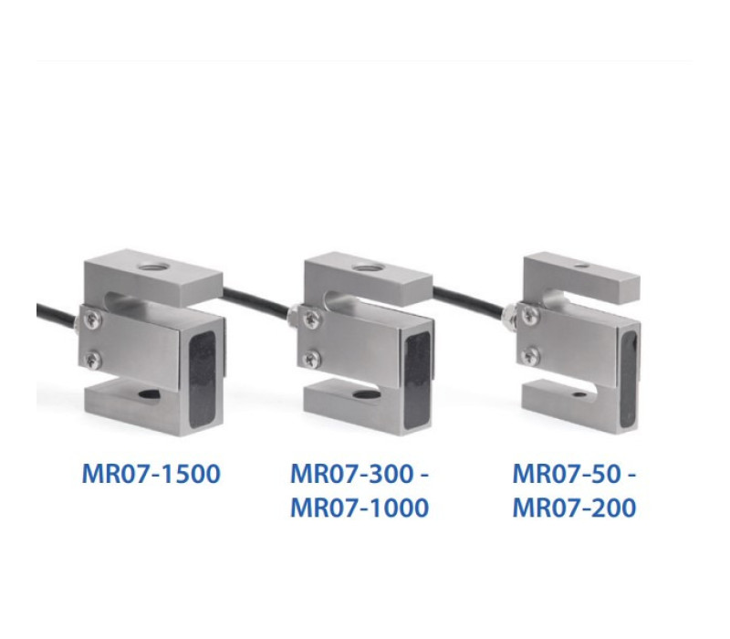 The three physical sized of the Series R07 Force Sensors.