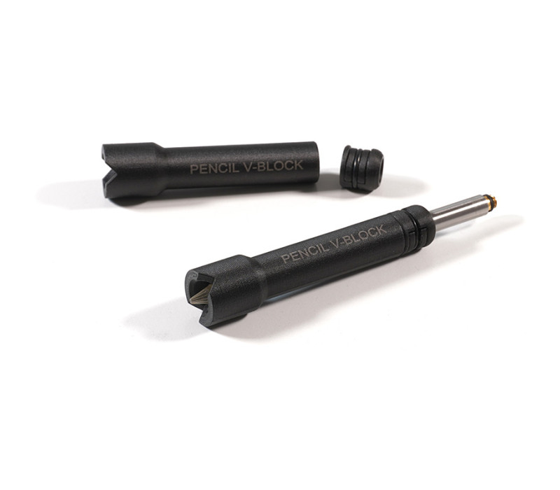 V-Block Accessory for Pencil Transducers