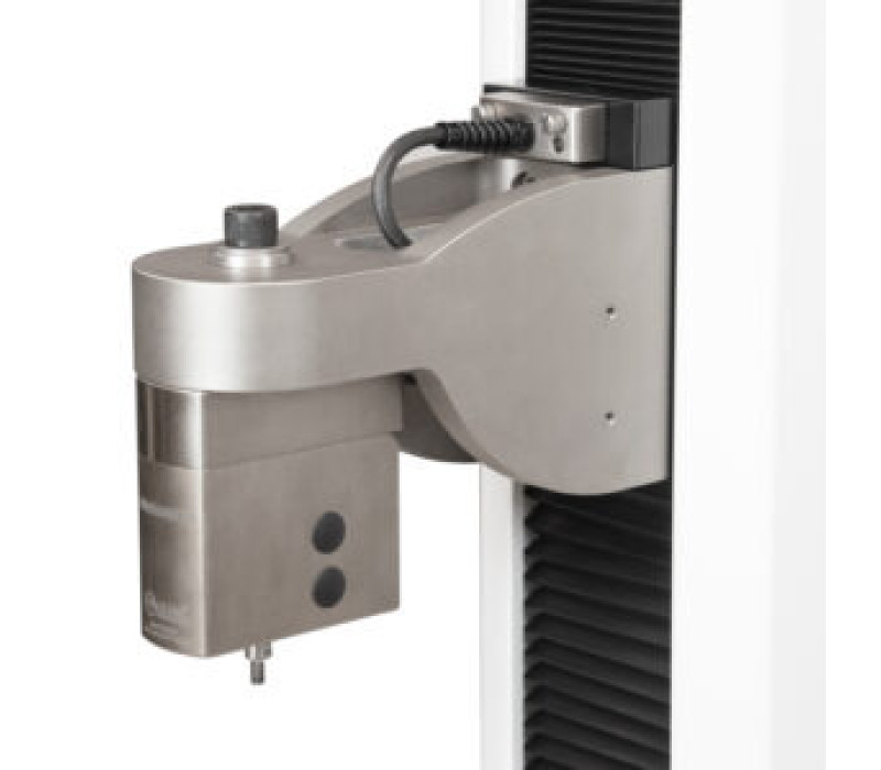 An F1505 Advanced Test Stand shown with an FS05-20 Force Sensor connect with an AC1083 adapter.