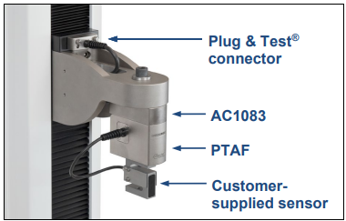 sensor in use