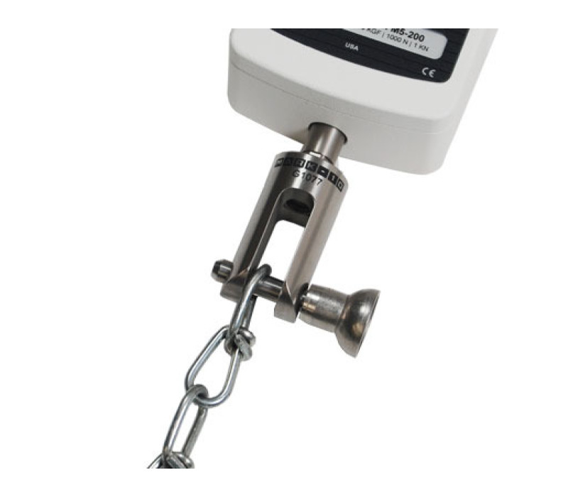 G1077 shown with a chain for pull testing applications