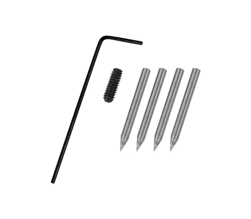 The G1014A Needle Replacement Kit includes 4 needles, set screw, and hex key.
