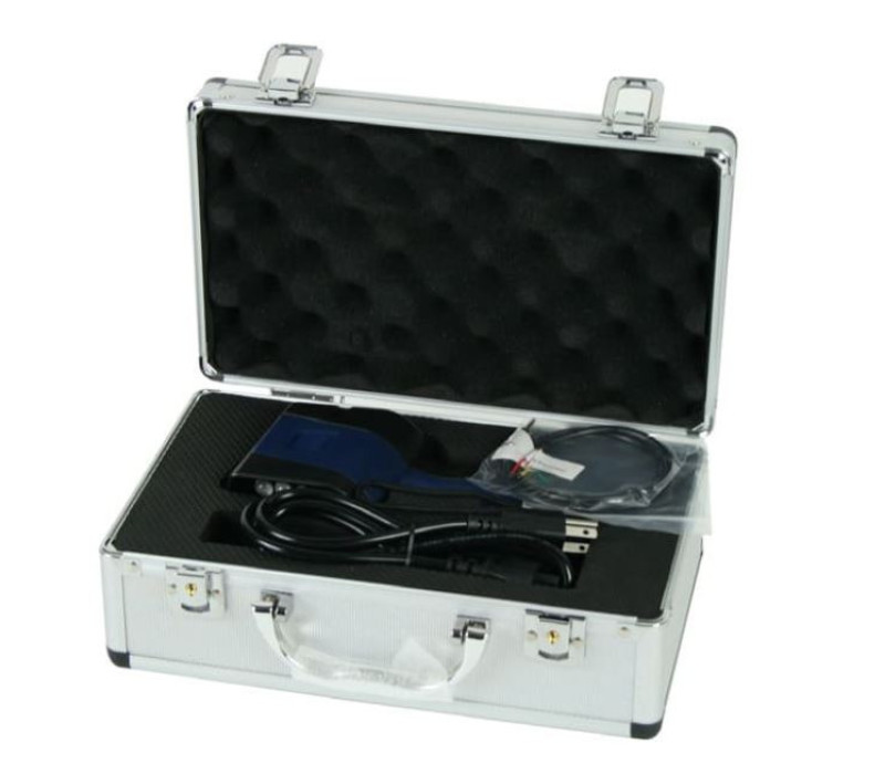 ST-5100 with included carrying case, charger and sensor connection cable