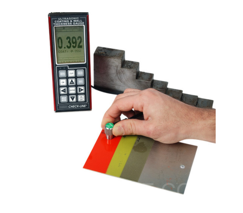 The TI-CMX Measures wall and coating thickness—individually or combined—in a single operation.