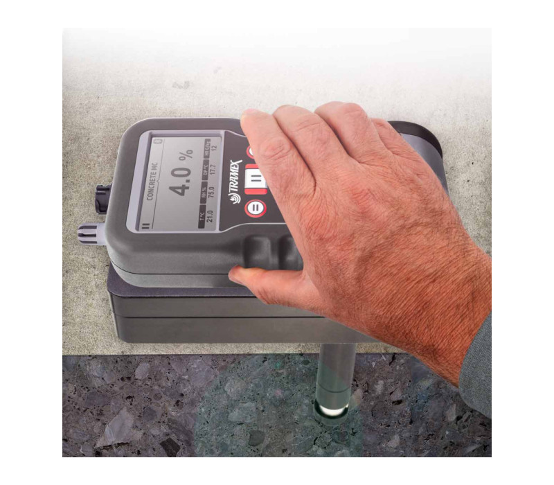 Measuring both Surface and In-Body concrete Moisture Content in ﬂoors and slabs with the Concrete Determinator Kits