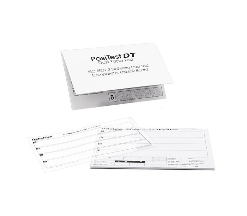ISO 8502-3 dust tape test report form